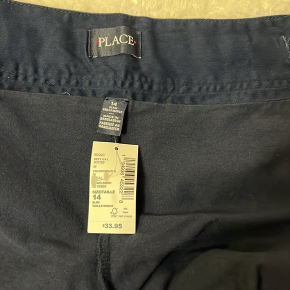 Children Place Uniform Girls Scooter Skort Navy Size 14 - Picture 3 of 5